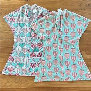 Sleeping Baby Zipadee Zip Transition Swaddles (Heart/Balloon) XS